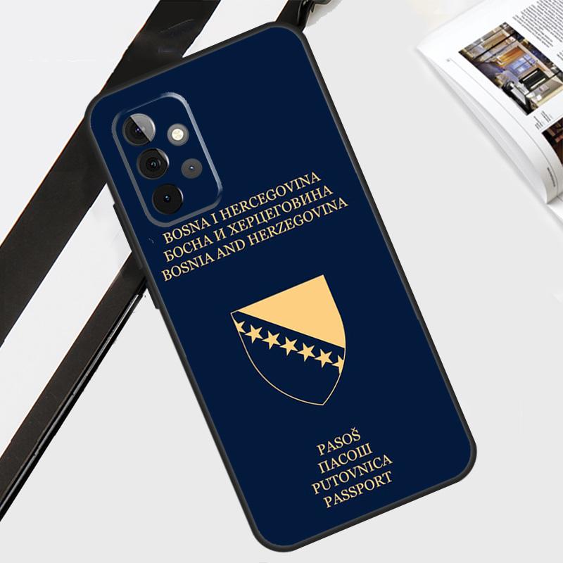 Паспорт Боснии и Герцеговины Для Samsung Galaxy A34 A54 A14 A53 A13 A33 A23 A73 A51 A71 A12 A22 A32 A52 Чехол
