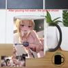 Creative Drunk Girl Magic Mug BSKT-068 Color Change Mugs Coffee Cups Sublimation Tumblers Ceramic Cup Drinkware Free Shipping