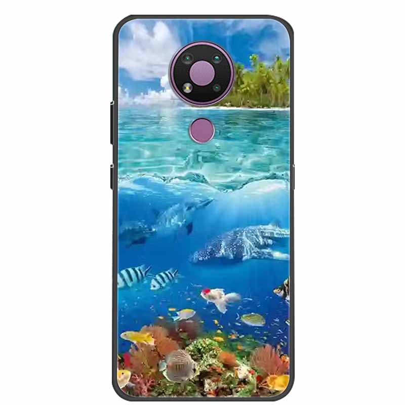 For Nokia 3.4 Case 5.4 Lovely Soft Silicone Protective TPU Bumper Back Cases For Nokia 5.4 Cover Cartoon Cute for Nokia3.4 Shell