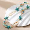 Shell Starfish Turtle Choker Braided Rope Pendant Shell Bracelet Originality Beach Jewelry Gift