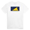 T-shirt - PIXELFORMA - Drapeau des Tokelau - 100% coton - Manches courtes - Col classique