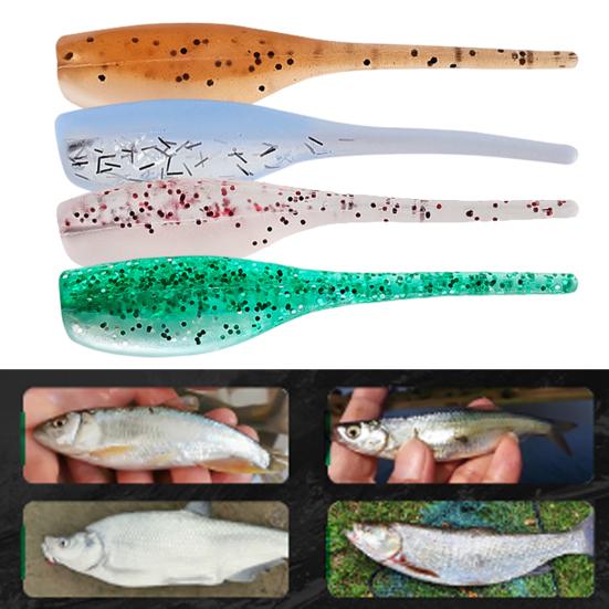 5 шт./набор 5 см/1 г мягкая приманка в виде головастика реалистичная бионическая цветная приманка в виде головастика искусственная приманка в виде головастика пресноводная соленая вода змееголов окунь