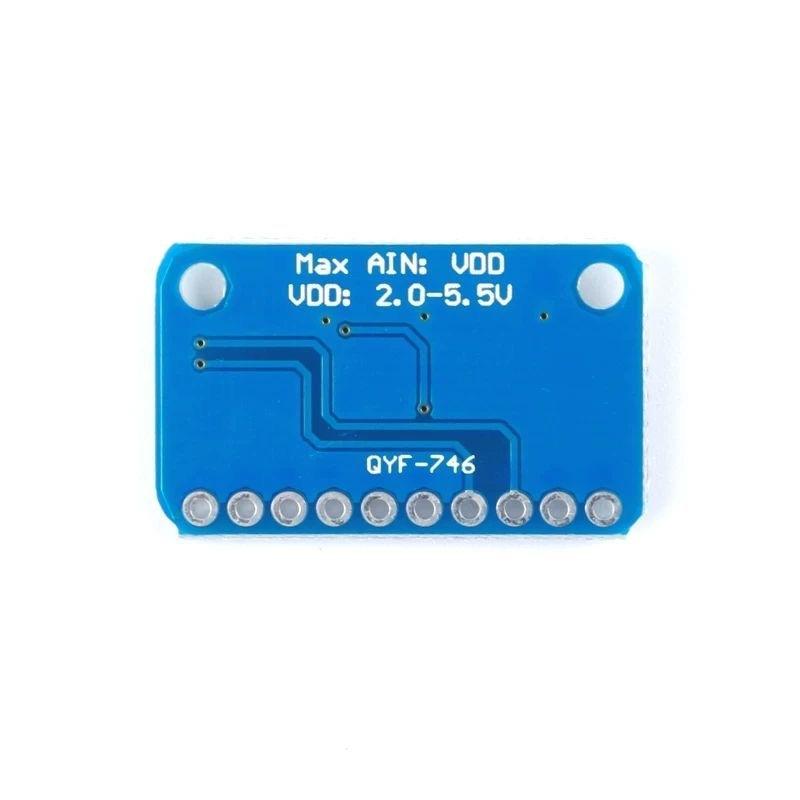 ADS1015 12 Bit I2C ADC Module with Programmable Gain Amplifier for Beginner Electronic Learning DIY Practice Projects