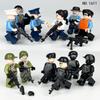 Черная Городская Кукла 1611 Фигурка Полицейского Детская Конструкторская Игрушка Аксессуары Оружия