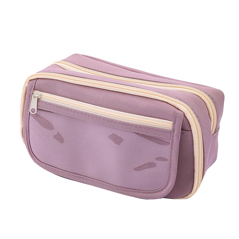 Nine-Layer Transparent Panda Pencil Case - Stylish and Practical Stationery Bag for Students