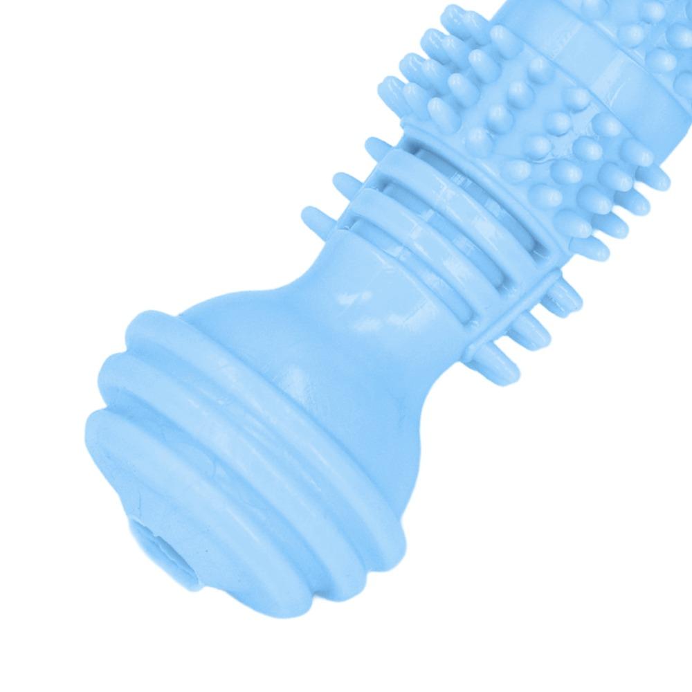 Bite Tough Dumbbell Dog Chew Toy Dumbbell Shaped Puppy Teeth Cleaning Toy Oral Care