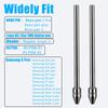 Универсальное Fit Fine Титановый сплав Тонкий кончик пера для BOOX Pen 2 Lamy Цифровая шариковая ручка Замена 2 шт. Износостойкий Pro, iReader, IFLYTEK,