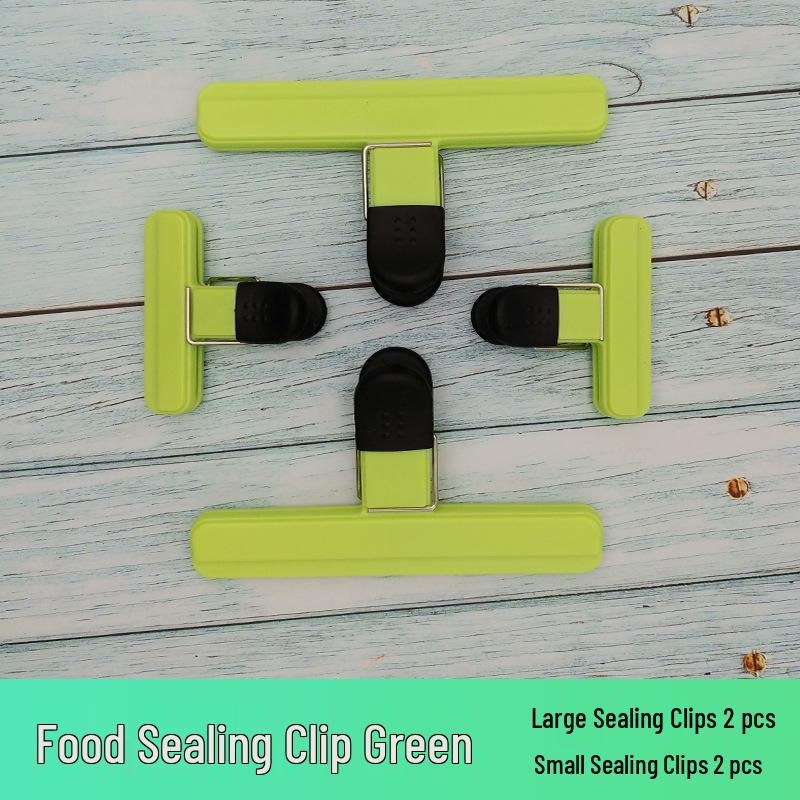 Пластиковый зажим-клипса Т-образной формы для сохранения свежести и хранения закусок