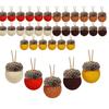 6X Christmas Felt Acorn Xmas Tree-Hanging Pendant Ornament DIY Crafts Supplies