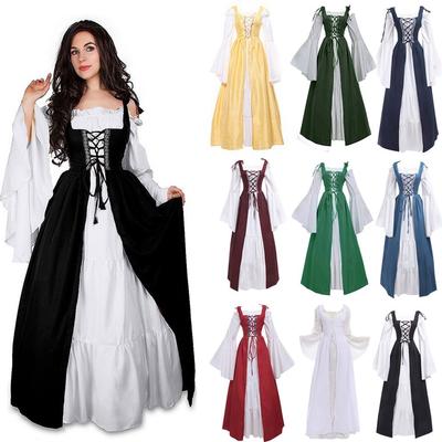 Женский бандажный корсет Middeleeuwse Vintage Party Club Elegante Dress