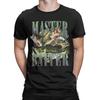 Мужская футболка Master Baiter для ловли окуня, Рыбак Папа Папа Счастливый День Отца Хлопковая Одежда Футболка с коротким рукавом Футболки