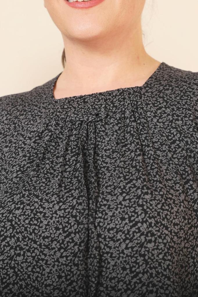 Женское платье большого размера, длинное повседневное платье для мам с хрустящим узором больших размеров