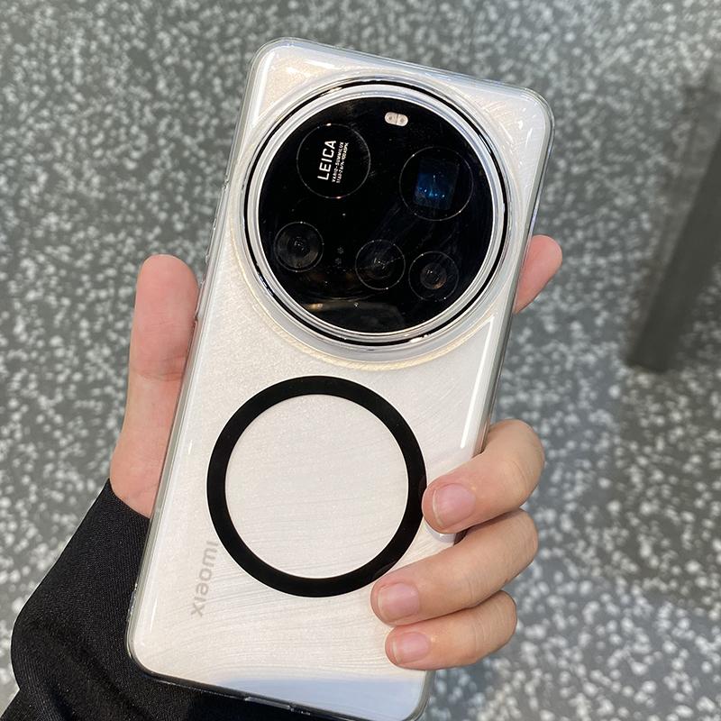 Прозрачный магнитный чехол для Xiaomi Mi 15 15 Pro 15 Ultra, защищенный от падений, ударопрочный и устойчивый к пожелтению