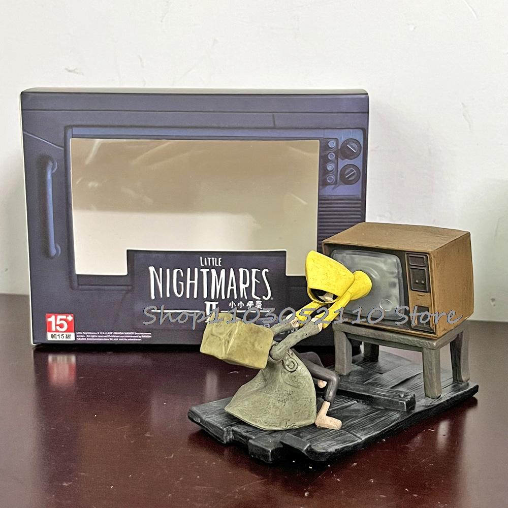 Little Nightmares Фигурка Шести Ном Аниме Little Nightmares II Моно Фигурка на шарнирах ПВХ Статуэтка Модель Украшение Игрушка Подарки