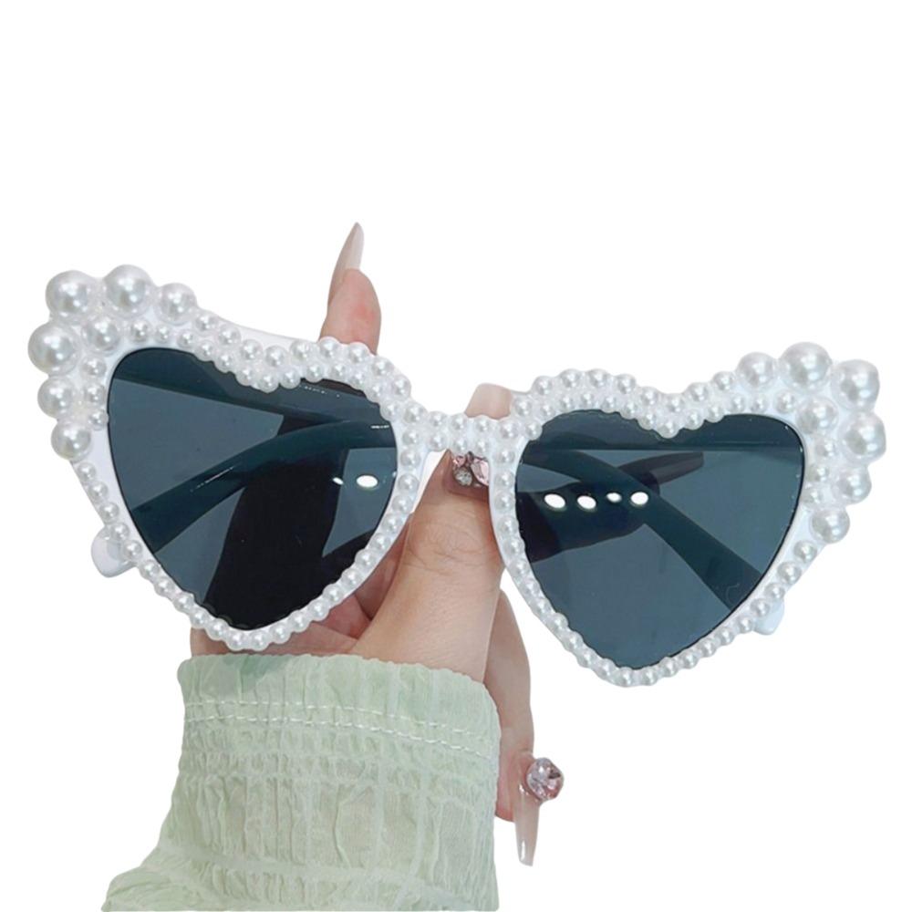 UV400 Protection Cat Eye Eyewear Heart-shaped Design Beach Party Sun Glasses  Outdoor Activities