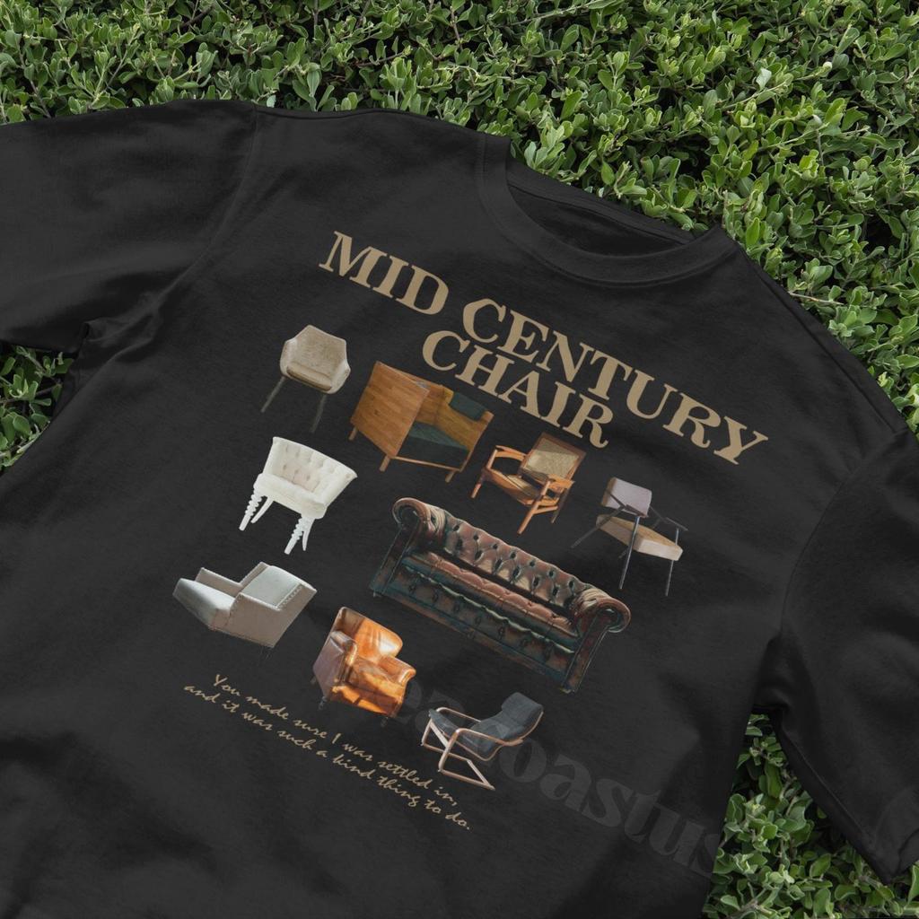 Mid Century Chair Shirt, Vintage Furniture T-Shirt, Retro Home Decor Tee, Aesthetic Interior Design, 90s Nostalgia Shirt