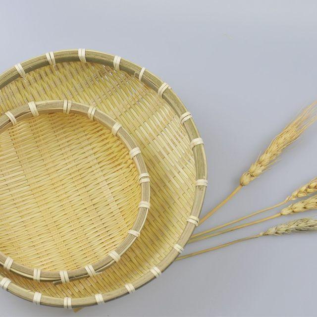 Плетеная бамбуковая корзина с основанием - Ручная работа, держатель для фруктов или закусок