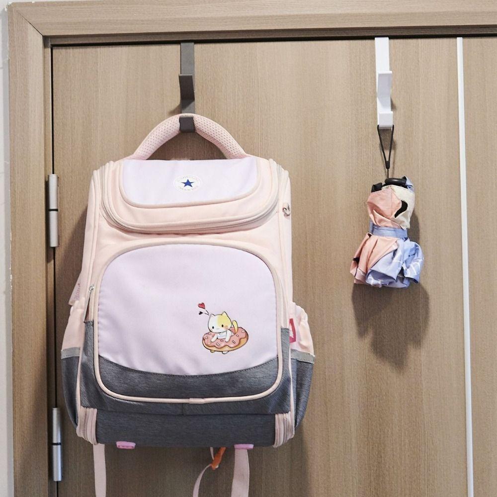 Крючок на заднюю дверь без удара. Вешалка для одежды из нержавеющей стали. Новая стойка для хранения на задней двери.