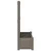 Large Planter with Trellis Gray 99.5 x 43 x 133.5 cm PP