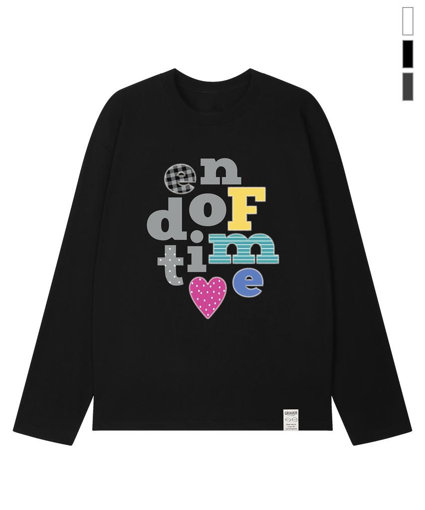 GRAVER [Unisex] End Of Time Long Sleeve T-Shirt_3 Colors