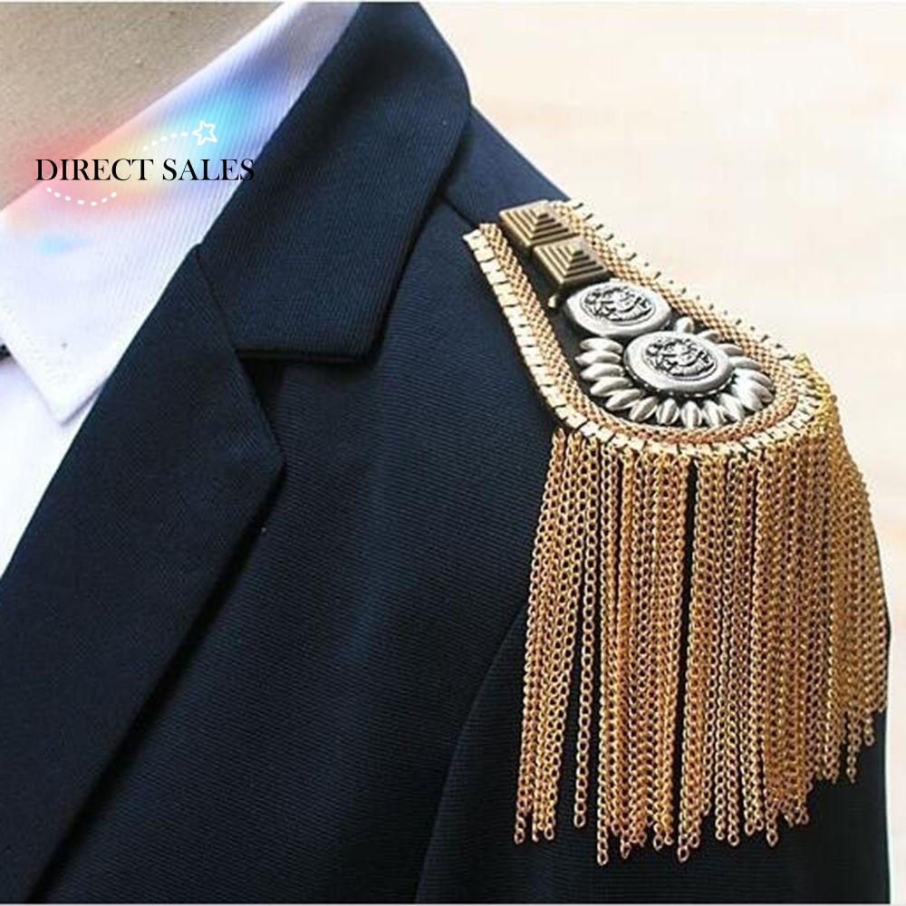 Jewelry Shoulder Board Spike Punk Shoulder Mark Shoulder Flash Epaulets Brooch