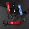 Car Zinc Alloy Leather Keychain Keyrings Accessories For Lexus GS IS LS500h ES260 ES300h RX350h NX260 UX260 LM LC RZ450e TX RC