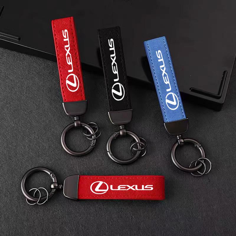 Car Zinc Alloy Leather Keychain Keyrings Accessories For Lexus GS IS LS500h ES260 ES300h RX350h NX260 UX260 LM LC RZ450e TX RC