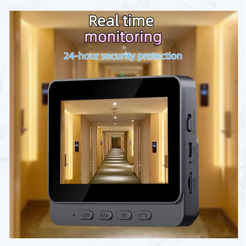 Интеллектуальный беспроводной видеодомофон с 4,3-дюймовым дисплеем 2.4G для дома с высоким разрешением, ночным видением, видеоголосовым домофоном, мониторингом