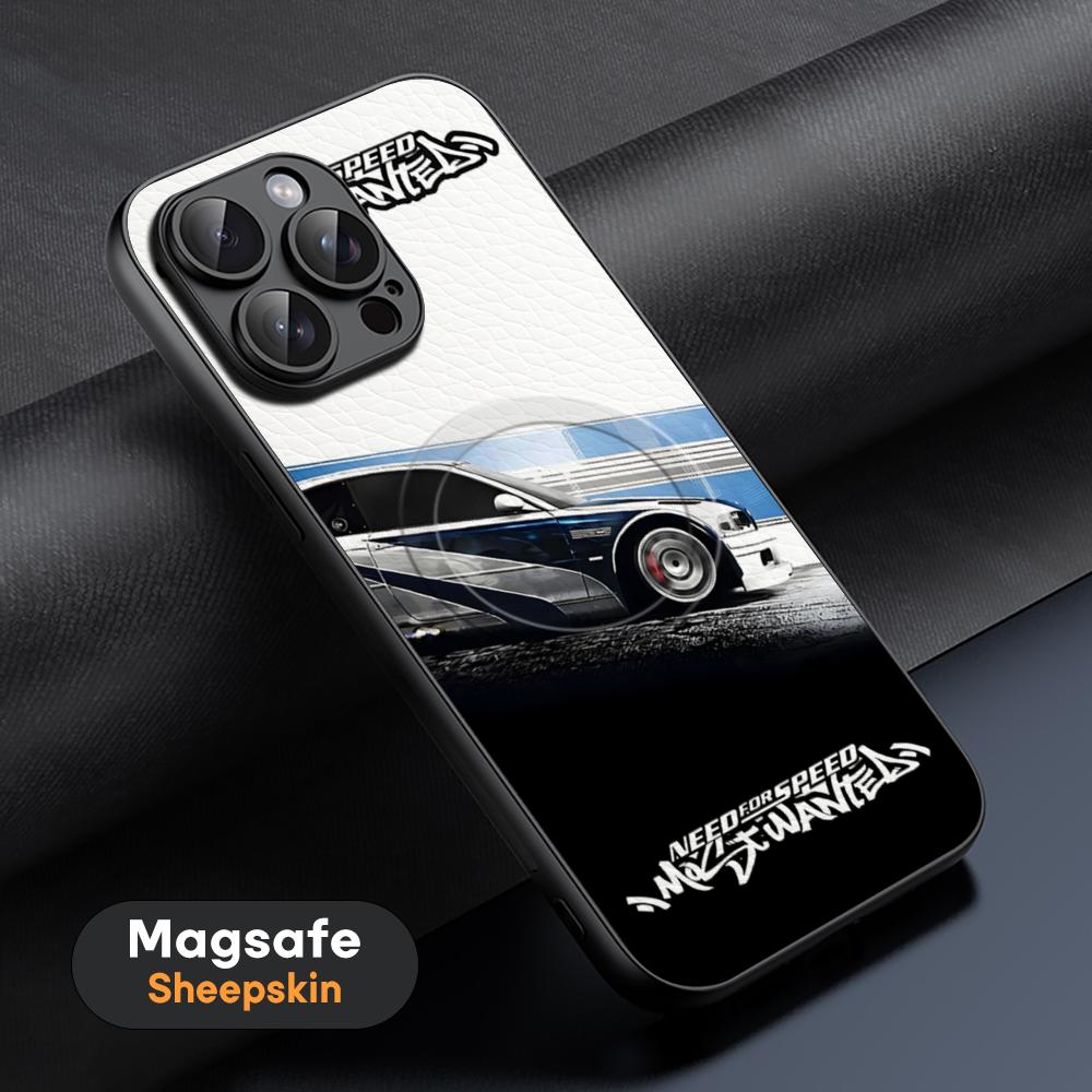 Need For S-Speed Hot Cool Game Phone Case For iPhone 17 16 15 14 13 12 11 Plus Pro Max High-end Luxury Magsafe Sheepskin