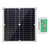 20 Watt 12 Volt Solar Panel Kit Monocrystalline Solar Panel + 60A PWM Charge Controller + Battery Clips 22percent  High