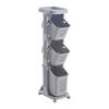 Multifunctional, crevice bathroom laundry basket, multi-layer, plastic, kitchen narrow rack, trolley, dormitory sundries storage
