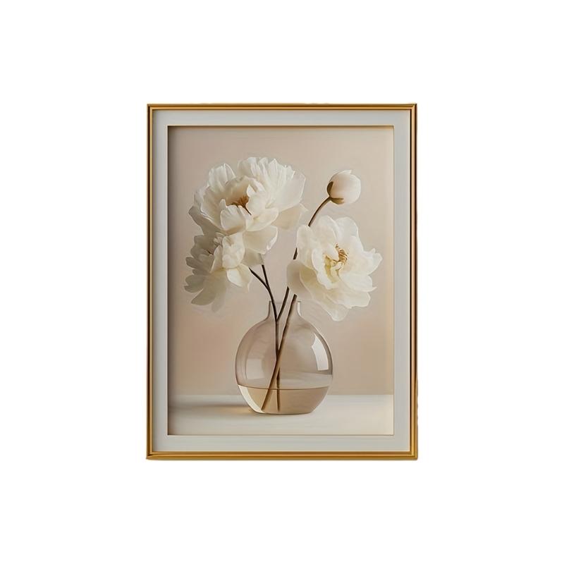 Wall Art Canvas Painting Flowers Picture Poster Unframed Ready to Hangs for Living Room Bedroom Home Decorations Gift