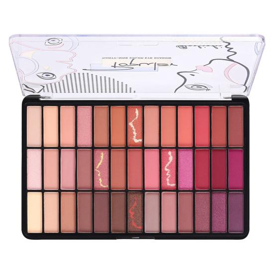 Невыцветающие тени для век, не слеживающиеся, модные, 39 цветов, матовый перламутровый макияж для студентов