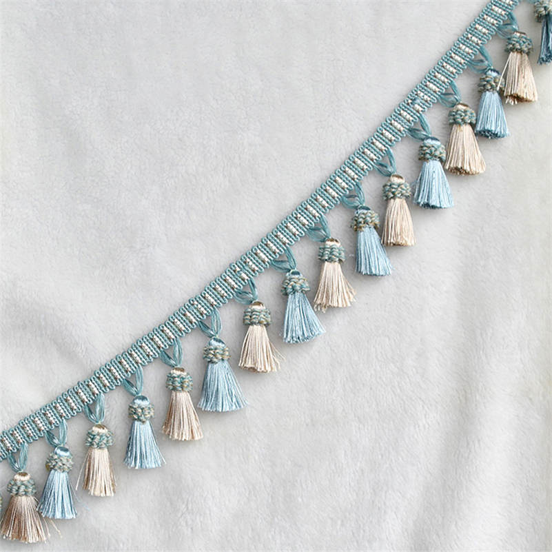 1 метр занавески украшение дома кисточка ремесло красочная бахрома отделка кружевная лента обивка