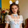 2 шт. Плюшевая повязка на голову с ушками животных и заколка для волос для женщин, девочек и детей, мягкий аксессуар для волос для косплея, вечеринки, Хэллоуина