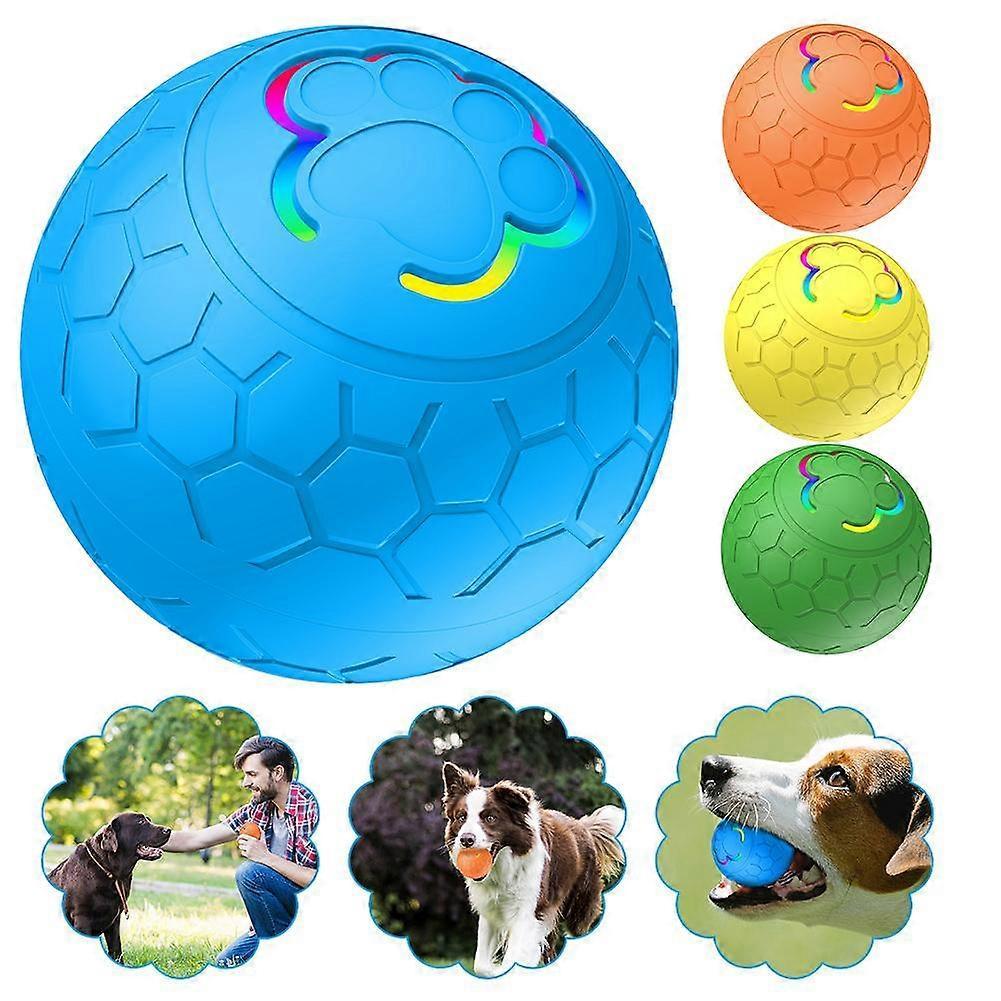 Smart Dog Toy Ball Electronic Interactive Pet Toy Ball USB Bouncing Rolling Toy