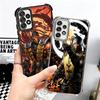 Mortal Kombat Game Plating Phone Case For Samsung A17 A07 A37 A57 A16 A56 A15 A55 A14 A54 A13 A53 A26 A36 A25 A35 A24 A34 A23 A3