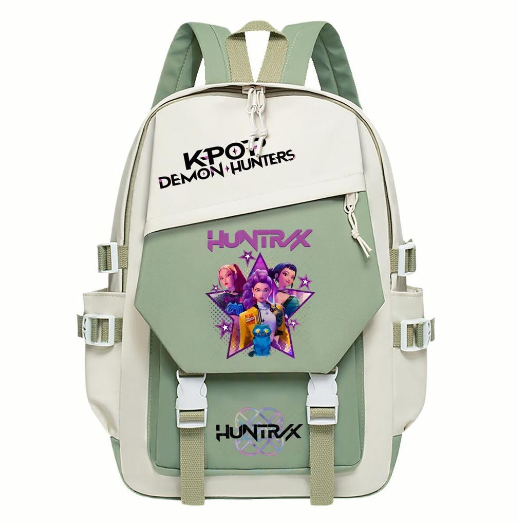 Горячая Распродажа Demon Hunters KPop Demon Hunters Периферийный Рюкзак Большой Вместимости Студенческий Рюкзак