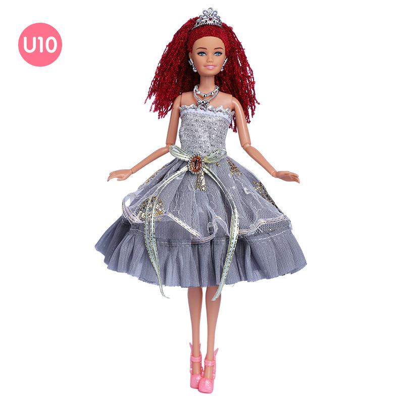 Кукла Барби 30 см с грязными косичками, европейская и американская личность, многосуставной подвижный целый комплект упакованной кукольной кружевной одежды