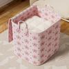 Foldable Clothes Storage Bins With Handle Moving Storage Quilt Bag Closet Storage Box  for Home