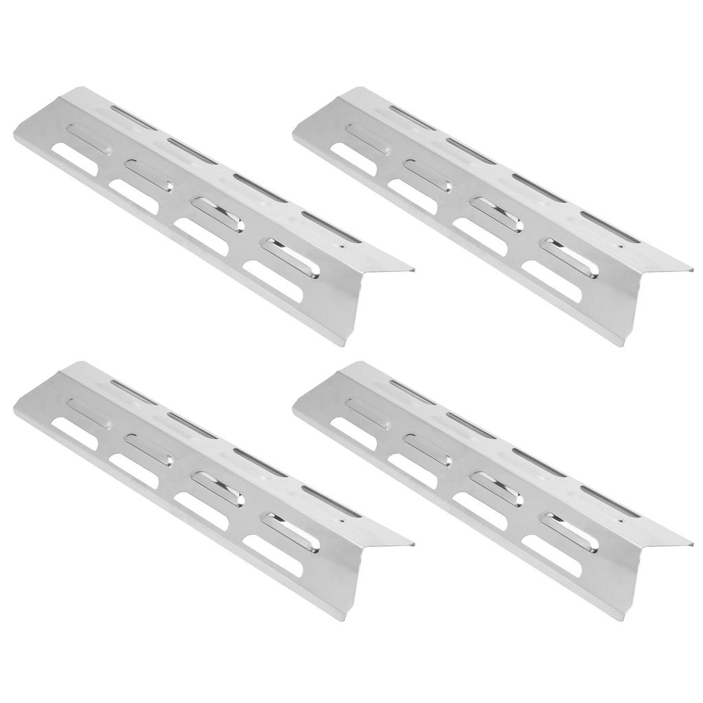 4Pcs Stainless Steel Gas Grill Oven Heat Plate Heat Tents Deflector Burners Cover Accessory