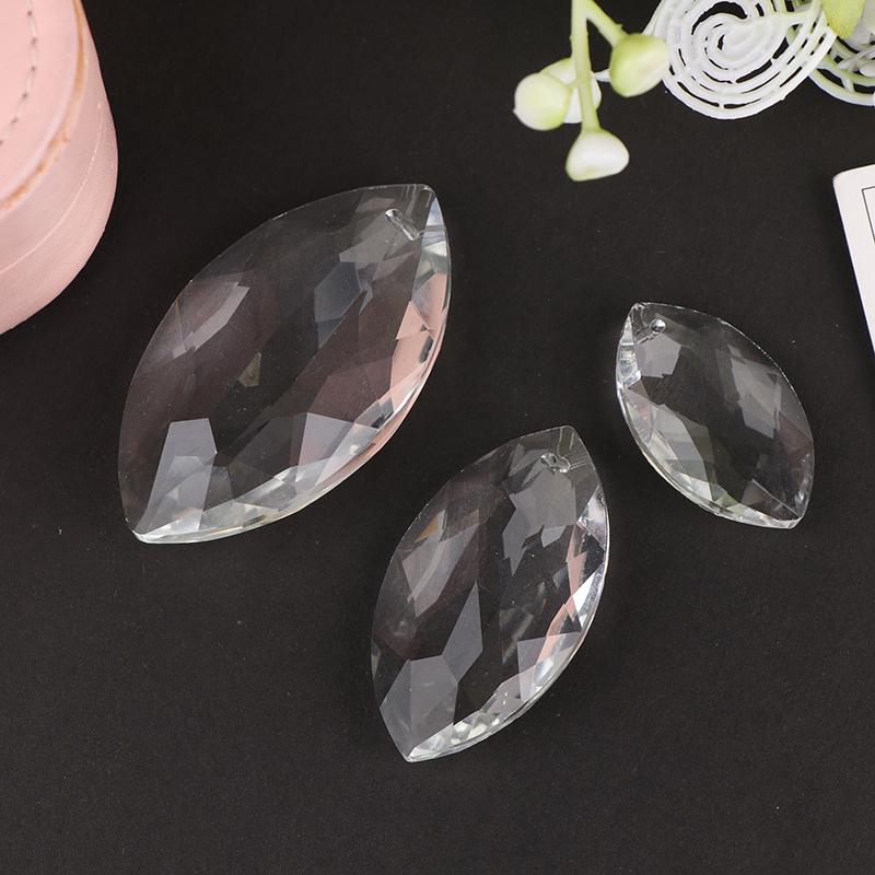 1 шт. прозрачные хрустальные подвески в виде конских глаз, стеклянные преломляющие призмы, ловец солнца, висящие для занавески, свадебной люстры, декора