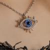 MUSE BY ROSE SAPPHIRE EYE LOGO Necklace [silver]