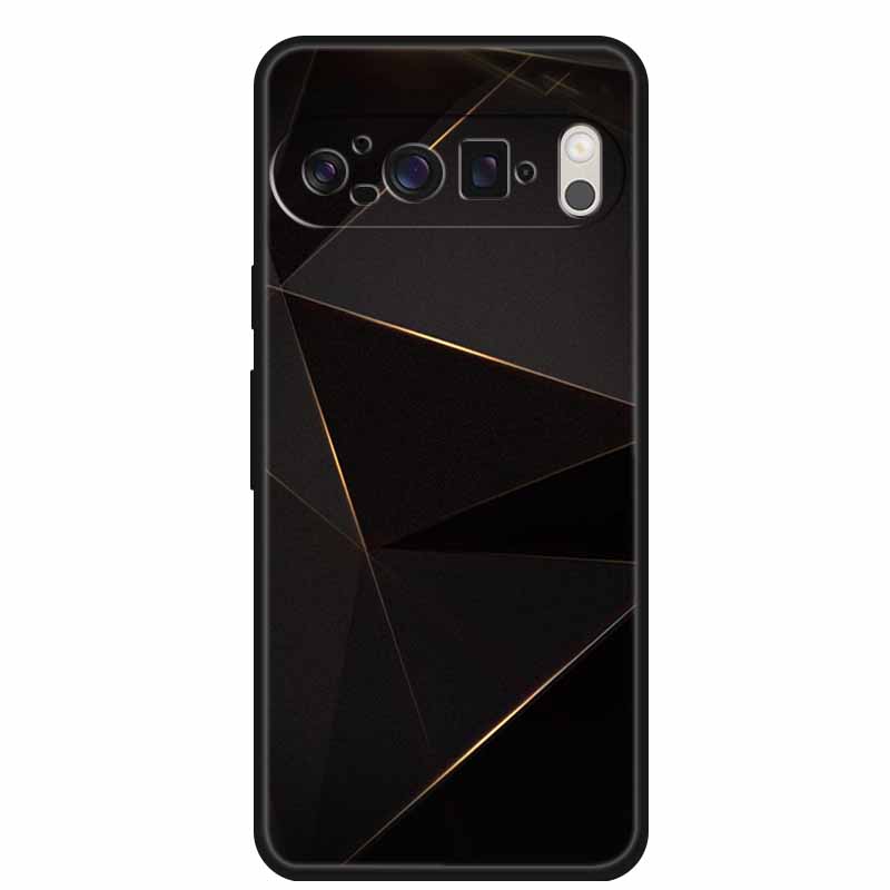 Чехол для Google Pixel 10 Pro XL 5G Милый Кот ТПУ Черный Мягкий Силикон Задняя Крышка Цветы Ударопрочный Бампер Чехол 6.8" Чехол для Телефона