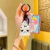 Adorable Cartoon Panda Keychain With Cute Ice Cream Stack Design Pvc Material