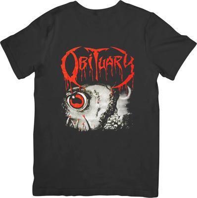 Музыка Obituary Унисекс Футболка из Качественного Хлопка Черная