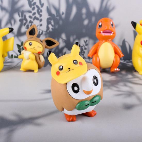 7Pcs Pokemon Figures Realistic Decoration Fine Workmanship Pokemon Battle Figure Toys for Children