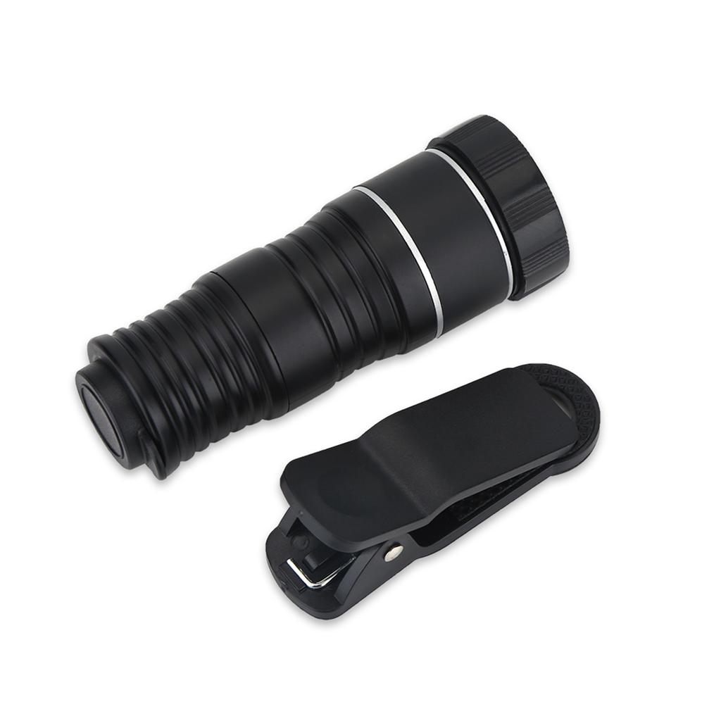 Outdoor Mini Portable 12 Times Focusing Phone Monoculer Smartphone Telescope (Silver)