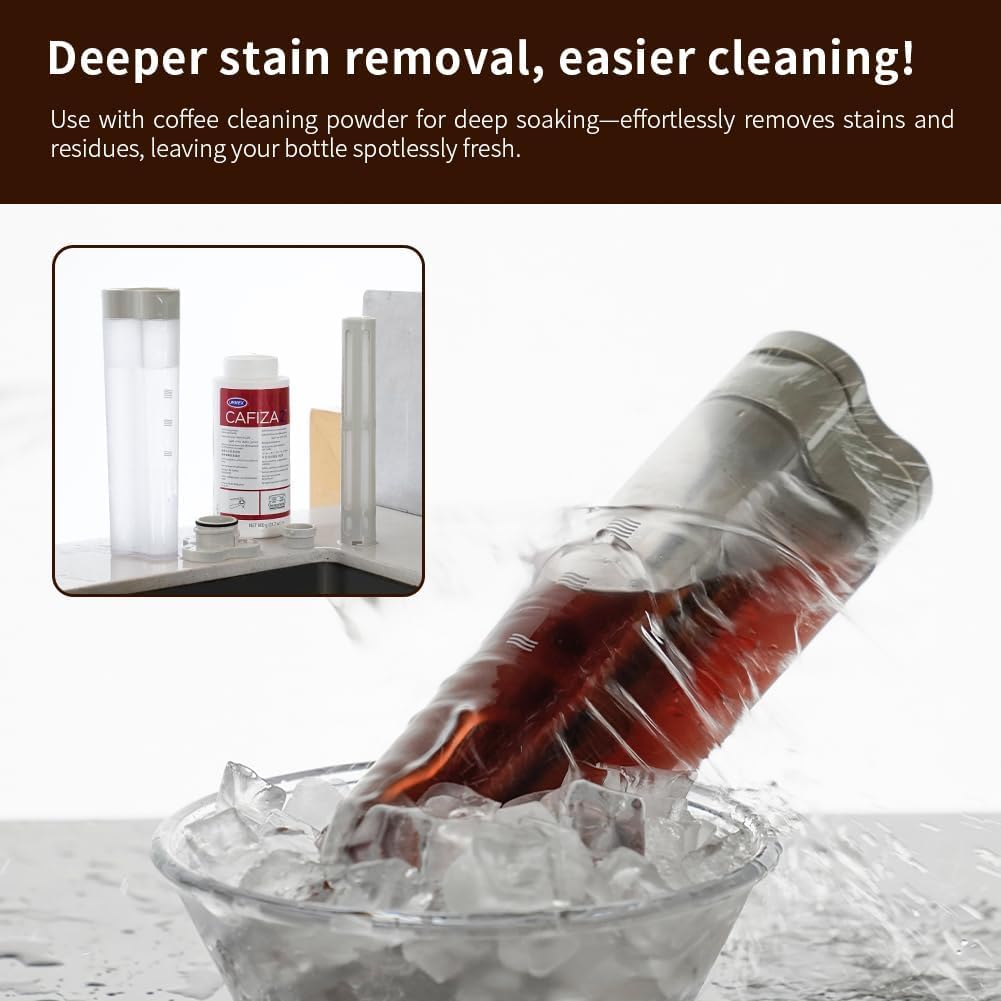 Watchget Portable Cold Brew Coffee Maker, 600ml20 Count, Iced Coffee Maker, Tea Brewer, Leak-Proof, Removable Fine Mesh Filter, Ideal for Home Use