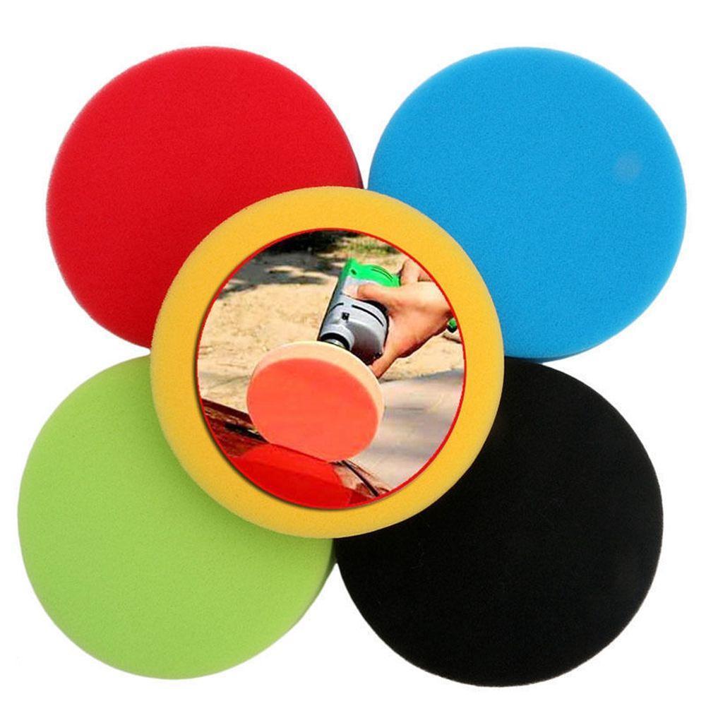 3/4/5/6/7" Practical Flat Cleaning Tool Car Polisher Pad Buffing Sponge Polish Kit Polishing Foam